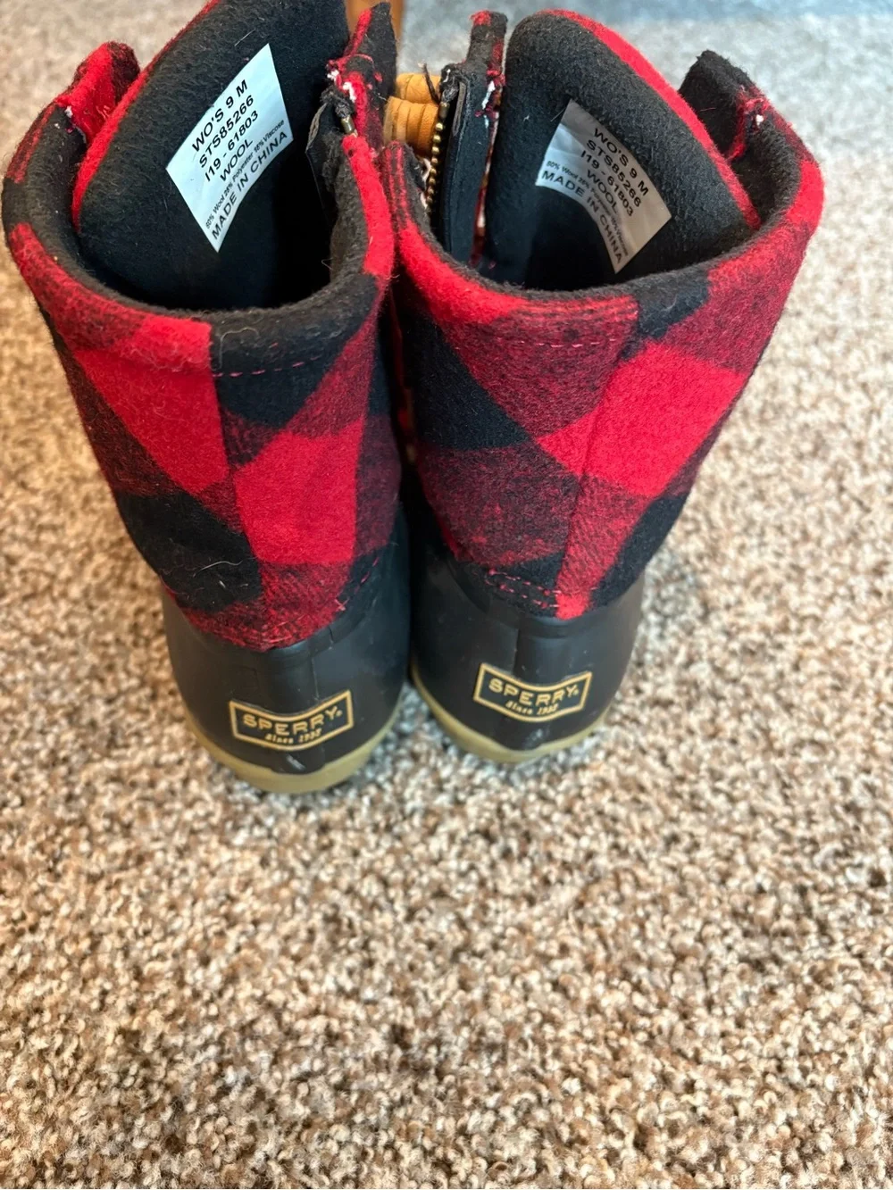 Sperry waterproof rubber